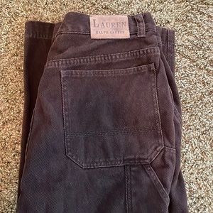 VINTAGE BROWN CORDUROY RALPH LAUREN CARGO PANTS